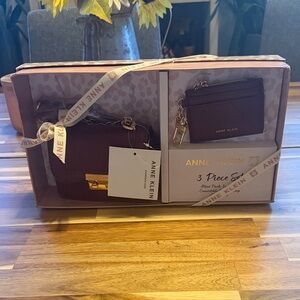 Anne Klein Brown 3-Piece Accessory Set